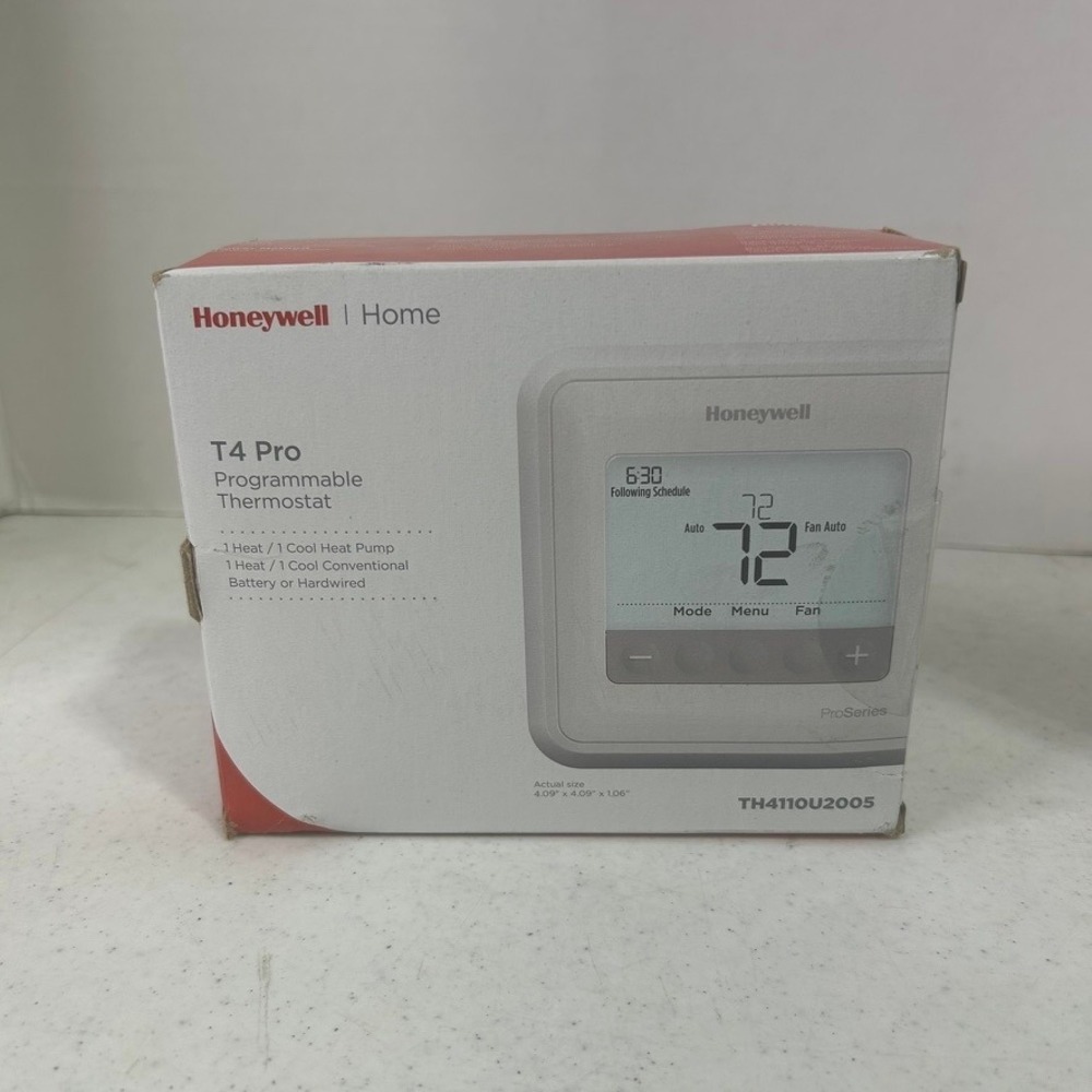 Honeywell Home T4 Pro Programmable Thermostat White TH4110U2005 ProSeries